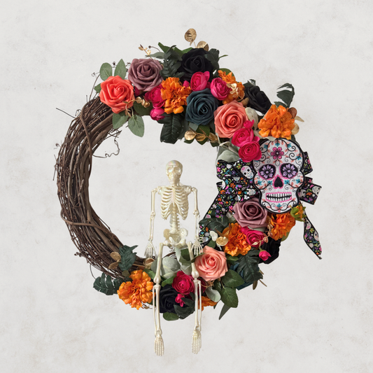 Dia De Los Muertos (Day Of The Deal) Wreath 24"